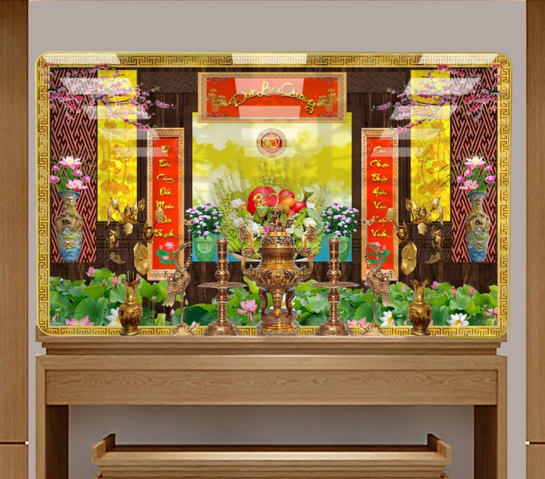 Tranh dán không gian thờ đơn giản mà trang nghiêm 2.png